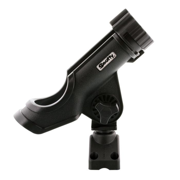Держатель для спиннинга Scotty 0230 - BLK - вид с адаптером