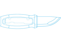 Нож Morakniv Eldris Red - устройство