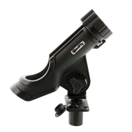 Держатель для спиннинга Scotty 0231- BLK - вид с адаптером