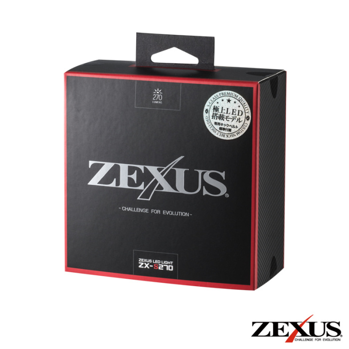 Налобный фонарь Zexus ZX-S270 в упаковке