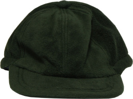 Кепка для рыбалки флисовая,зеленая - вид спереди