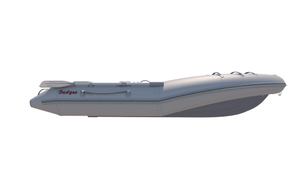 Лодка ПВХ нднд Air Line 360 Badger - серый - вид сбоку