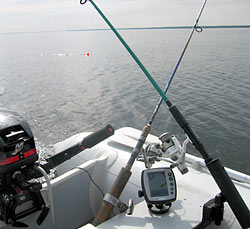 Троллинговый минипланер в действии Троллинговый минипланер в действии