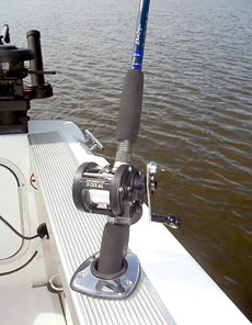 Из чего должен быть изготовлен держатель удилища?