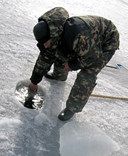 Сеть под лед