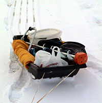 Санки — спасалки!