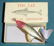 он разработал новую приманку, ставшую впоследствии хитом — Жестяную Лизу (Tin Liz)