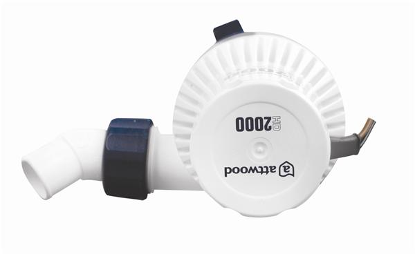 Водоотливная помпа Heavy-Duty HD2000 24V (электрическая) - вид сверху Водоотливная помпа Heavy-Duty HD2000 24V (электрическая) - вид сверху