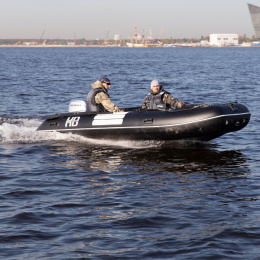 Лодка ПВХ Heavy Duty 390 AL Badger - на воде Лодка ПВХ Heavy Duty 390 AL Badger - на воде