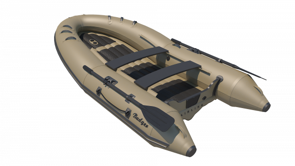 Лодка ПВХ нднд Air Line 420 Badger - олива - общий вид Лодка ПВХ нднд Air Line 420 Badger - олива - общий вид