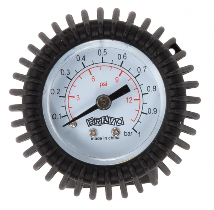 Проходной манометр для лодки SP90/В, 1,0 бар - шкала