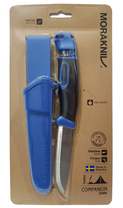 Нож Morakniv Companion Spark (S) Blue - упаковка