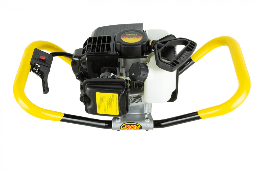 Мотоледобур JIFFY 30 - вид сзади