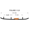 Коньки для лыж снегохода Polaris TPI4-1125 - общий вид