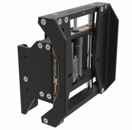 Регулируемый транец гидравлический (вынос 200 мм) до 400 лс - вид сзади слева