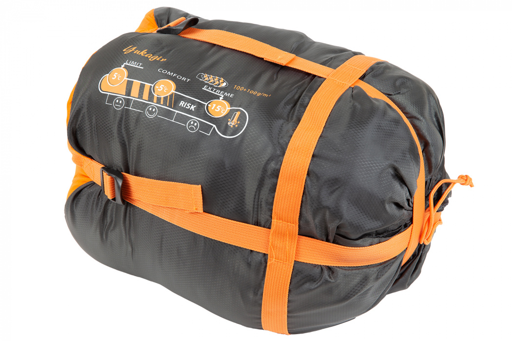 Спальный мешок-одеяло Yukagir (до –15С) - компрессионный мешок