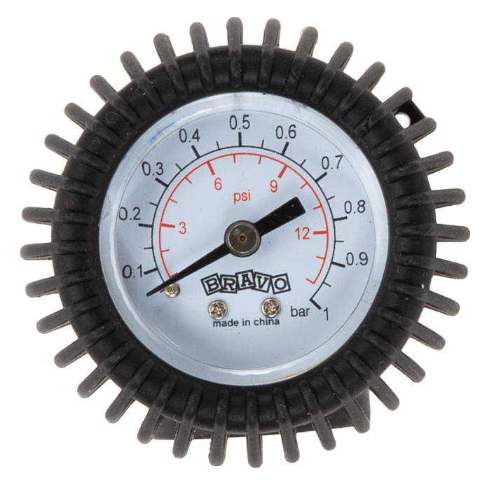 Проходной манометр для лодки SP90/В, 1,0 бар - шкала