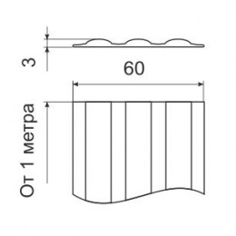 Лента защиты дна лодок 60 мм (пвх) - размеры Лента защиты дна лодок 60 мм (пвх) - размеры