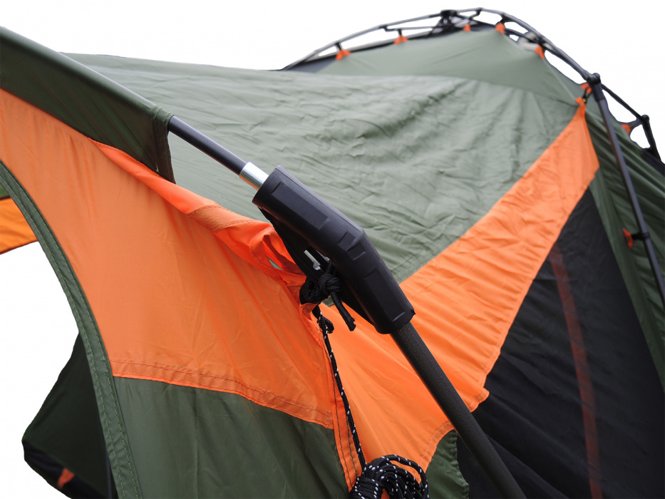 Палатка быстросборная 6-местная 4+2 CAMP - верхний замок Палатка быстросборная 6-местная 4+2 CAMP - верхний замок