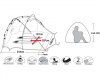 Схематическое изображение палатки Envision 2 PRO