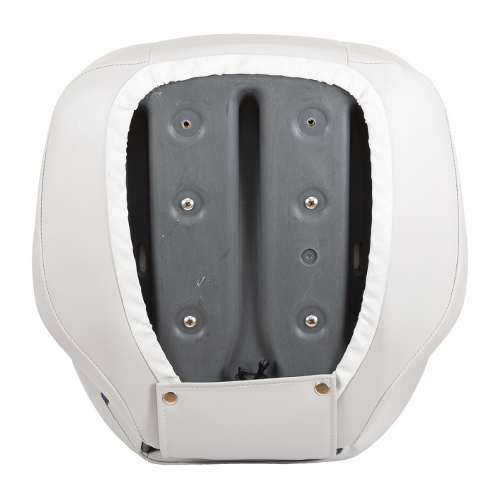 Поворотное кресло в лодку Premium Countured - серый/синий - вид снизу