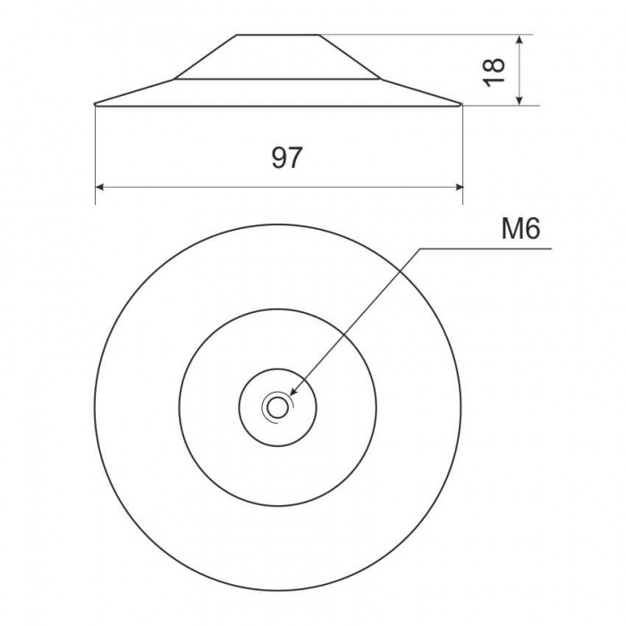 Дополнительное крепление UniMount - размеры