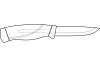 Нож Morakniv Companion Desert - устройство