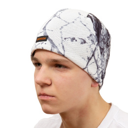 Шапка зимняя камуфляж - вид сбоку