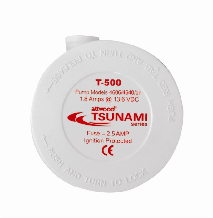 Водоотливная помпа Thunami T500 - вид сверху