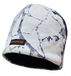 Шапка зимняя камуфляж - вид спереди