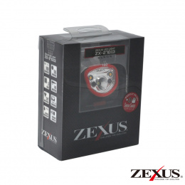 Налобный фонарь Zexus ZX-270BK в упаковке вид спереди