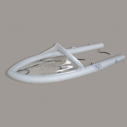 Фальшборт штормовой на лодку ARL (с укрытием) 420 - вид сверху