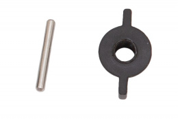 Гребной винт для лодочного электромотора 2-х лопастной 18-24 LBS - шпонка и гайка винта