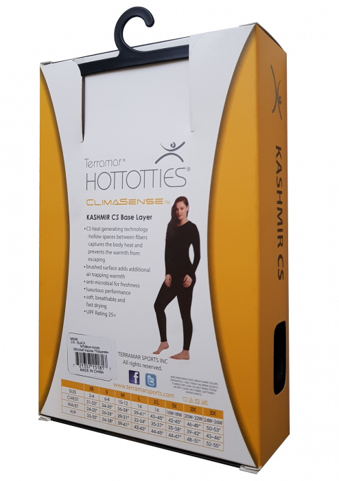 Термобелье женское для рыбалки KASHMIR HG первого слоя (низ) - упаковка сзади