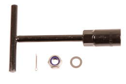 Винт для лодочного электромотора 3 лопасти 70-120 LBS - ключ, гайка, шайба и шплинт