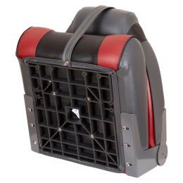 Кресло складное в лодку Premium Designer High Back - красный/графит/черный - вид снизу