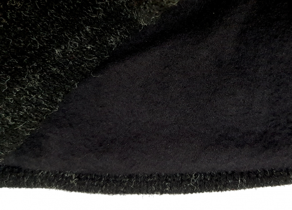 Шапка вязанная для рыбалки с подкладкой флис - подкладка