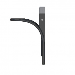 Транец навесной для лодки ПВХ - ввид сбоку