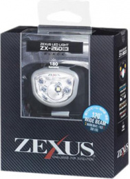 Налобный фонарь Zexus ZX-260BK в упаковке