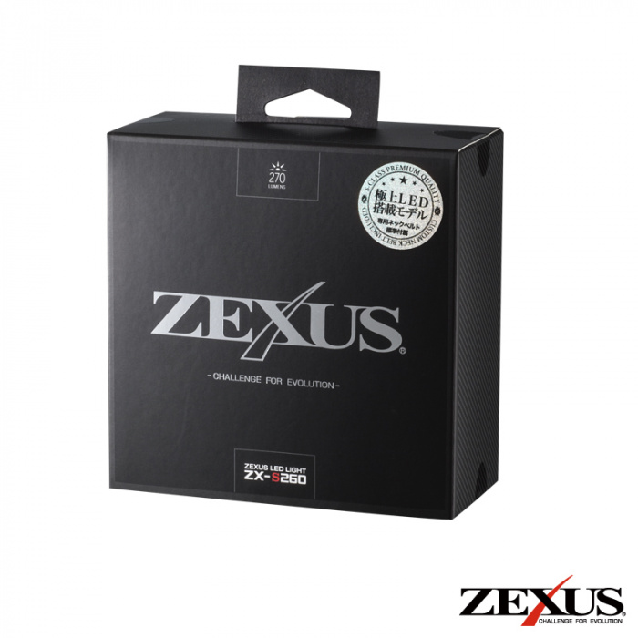Налобный фонарь Zexus ZX-S260 в упаковке