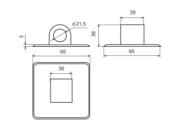 Крепление навесного транца - размеры