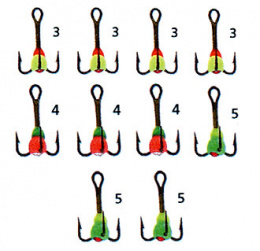 Набор тройников Lindroos №3 - цвета