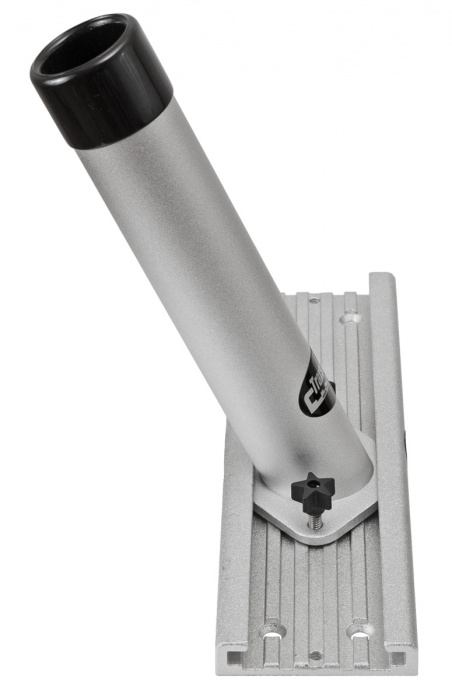 Держатель спиннинга с фиксированным углом - на рельсе вид сбоку