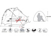 Схематическое изображение палатки Envision 2 PRO