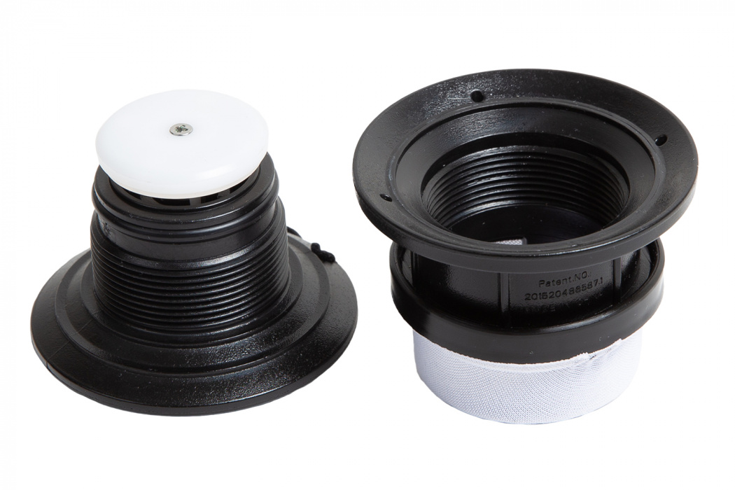 Воздушный клапан Bravo 2014 черный с защитной сеткой