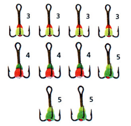 Набор тройников Lindroos №3 - цвета