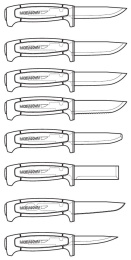 Нож Morakniv Robust - общая линейка