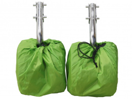 Транцевые колеса на лодку (140 - 150 kg) - в чехле