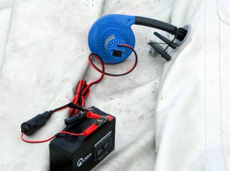 Электрический насос MB 50 С - в работе