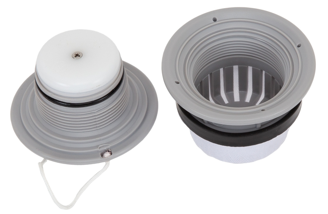 Воздушный клапан Bravo 2005 серый с защитной сеткой